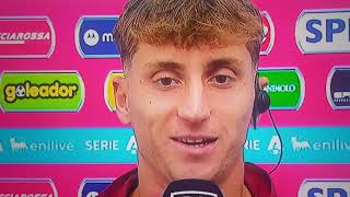 Baldanzi intervista postpartita MonzaRoma11 [upl. by Maillil]