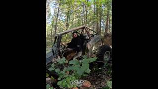 Thats one sketchy drop in the Jeep rockcrawling rockcrawler jeep [upl. by Jaeger712]