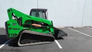 BOBCAT T750 3325lb Diesel 5044  Skid Steer for Sale [upl. by Bassett]