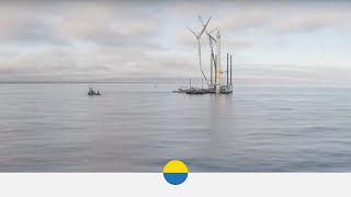 Worlds first dismantling of an offshore wind farm [upl. by Horace858]