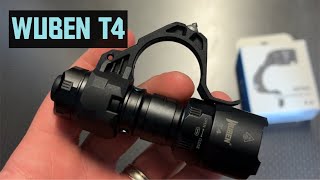 Wuben T4 Tactical Flashlight [upl. by Naarah247]