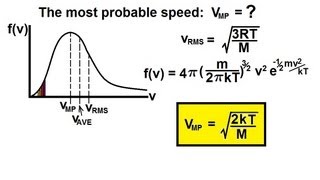 Physics 32 Kinetic Theory of a Gas 7 of 10 The Maxwell Boltzmann Distribution [upl. by Ocsinarf]