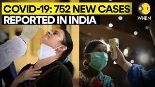 Covid19 752 fresh cases in the last 24 hours in India [upl. by Htenay]