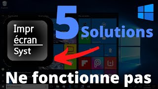 La touche quotimpr écranquot ne fonctionne pas 5 Solutions [upl. by Alehtse]