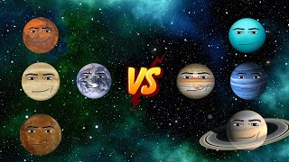 Dance battle Terrestrial planets VS gas giants [upl. by Chandal]