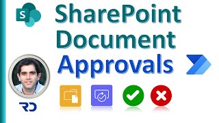 Power Automate Document Approval workflow for SharePoint [upl. by Aikram]