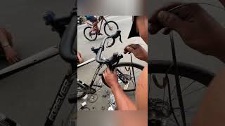 installing sagmit sti 2x9🥰 bicycle cyclist shortvideo trendingvideo viralshorts vsshop [upl. by Lenoel]