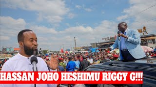 WEWE HASSAN JOHO HESHIMU GACHAGUA Angry Uhuru diehard terrifies message JohoKoma Riggy G kabisa [upl. by Llennor]