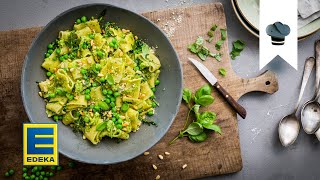 Nudelsalat selber machen I Veganer PastaSalat mit ErbsenPesto  EDEKA [upl. by Lennox]