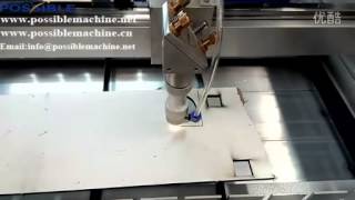 POSSIBLE Machine60W Co2 laser cutter cutting 6mm MDF photo frame [upl. by Gaither]