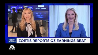 Zoetis CEO Kristin Peck on CNBC Money Movers Q3 2024 Earnings [upl. by Adaner]