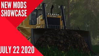 NEW MODS D11 Bulldozer Trailed Lifter Plus STX Steiger  Farming Simulator 19 [upl. by Aletha]