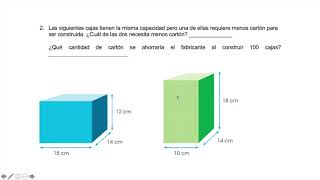 SEGUNDO GRADO Desarrollos Planos y volúmenes de prismas rectos y cilindros [upl. by Gaelan949]