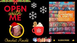 🧶📚Open With Me 156 Rainbow Crocheted Blankets BOOK REVIEW crochet 📚🧶 [upl. by Benis835]