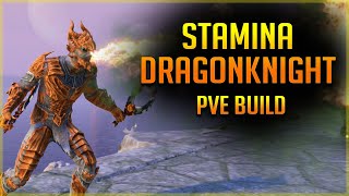 Stamina Dragonknight DWBow Build PvE  Dragonhold DLC ESO [upl. by Nylrahc354]