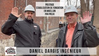 Pieutage stabilisation de fondation en moellon par pieux – Daniel Dargis ingénieur  partie 2 [upl. by Zampino564]