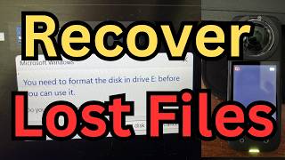 SD Card Not Recognized How I Recovered My Videos Without Formatting [upl. by Notsej]