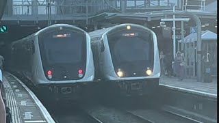 Trains at Ealing Broadway Elizabeth Line 20072024 [upl. by Tnilk]