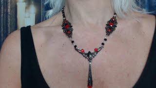 GOTHIC VICTORIAN NECKLACE TUTORIAL [upl. by Assenov]