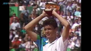 Incredible Rallies in Becker v Bruguera Epic  Monte Carlo Final 1991 [upl. by Nageek]