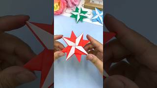 🌟 Ninja Star 🌟 Paper Ninja Star 🌟 Origami shorts ninjastar paperninjastar origami [upl. by Elleb]