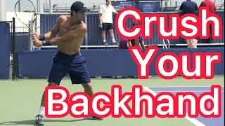 Master Your Two Handed Backhand Step by Step Tennis Guide [upl. by Dyraj]