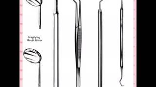 dental instruments names [upl. by Aicinad]