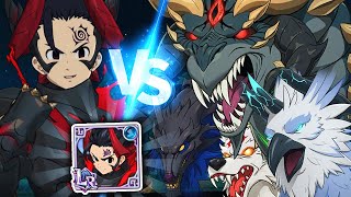 POWERFUL LR ZELDRIS VS ALL DEMONIC BEAST BATTLES  Seven Deadly Sins Grand Cross [upl. by Odnalro984]