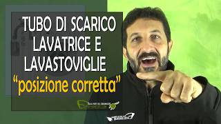 Come posizionare correttamente il tubo di scarico della lavatrice [upl. by Akemahs]