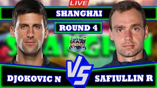 🔴LIVE N Djokovic vs Safiullin R • Shanghai Masters ATP1000 2024 Round 4 Djokovic sinner Shangha [upl. by Shriver]