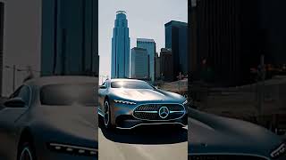 Los Angeles CA — Mercedes Benz Vision AVTR rolling in downtown LA 8 K SCENE [upl. by Calhoun779]