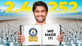 WE are BETTER TOGETHER  guinnessworldrecords  Saurabh Bothra Yoga [upl. by Darrell]