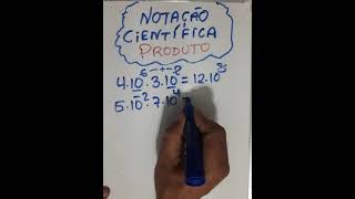 NOTAÇÃO CIENTIFICA PRODUTOmatemática enem notação fisica [upl. by Annerahs]