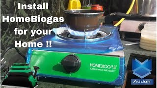 Homebiogas running in Nepal Home Biogas II Nepal II Addon [upl. by Etteb]