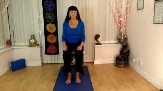 Chair Based Yoga Exercise AntiArthritic part 2 [upl. by Kinson]