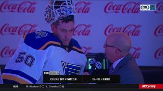 Binnington on playing in his hometown Its pretty special [upl. by Feola]