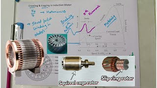 Crawling and Cogging in Induction Motor and its Solution  AC Machines  Electrical Machines [upl. by Aisercal518]