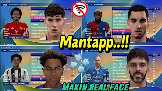 PES 24 PPSSPP UPDATE TRANSFER DAN FACE MAKIN KEREN UPDATE LITE GRAPIC MANTAP🔥 [upl. by Ovida269]