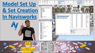 BIMVDC  Model Set Up amp Selection Set Navisworks Manage Tutorial [upl. by Sadiras]