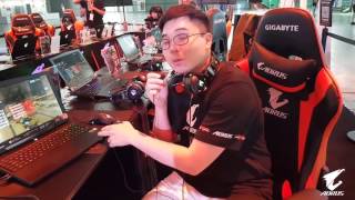 AORUS LaptopChinaJoy 2017 [upl. by Elacsap380]