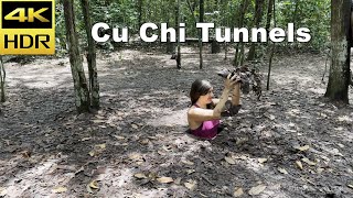 4K HDR  Cu Chi Tunnels Walking Tour  1 hour 45 mins Tour With Captions  HCM City  Vietnam 2023 [upl. by Ellehcer]