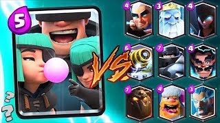 SERSERİLER VS TÜM EFSANEVİLER  Clash Royale [upl. by Heathcote]