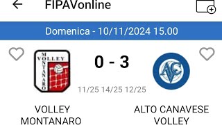 101124 U15M Montanaro  Alto Canavese Volley [upl. by Valiant]