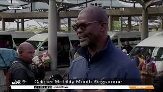 Transport Sector  October Mobility Month programme officially launched in the Western Cape [upl. by Aitnauq]