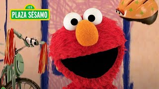 Plaza Sésamo ¡El casco y la bicicleta visitan a Elmo [upl. by Lemak]