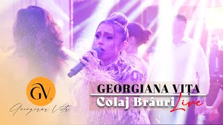 Georgiana Vița ❌ Formatia Timisul  Colaj Brauri LIVE 🎷 [upl. by Yecniuq]