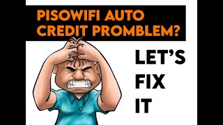 PISOWIFI AUTO CREDIT PROBLEM FIXED 2022 [upl. by Tarton]