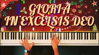 LES ANGES DANS NOS CAMPAGNES Gloria in excelsis deo  Piano tutoriel [upl. by Eynenihc]