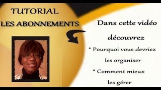 Tutorial organiser et gérer ses abonnements aux chaines YT   Grace Bailhache [upl. by Mancino]