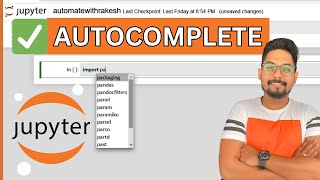 Enable Autocomplete in Jupyter Notebook [upl. by Abigael274]